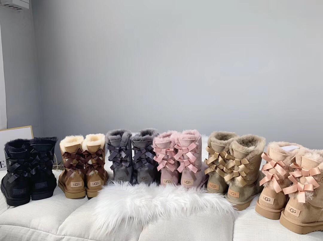 ugg double bow boots
