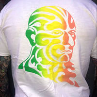 Image 1 of Omi Tri color print T (white)