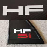 Image 5 of 88-91 Honda CRX Replica Emblem Kit (Si HF etc Raised Letter Badges) 