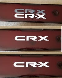 Image 3 of 88-91 Honda CRX Replica Emblem Kit (Si HF etc Raised Letter Badges) 