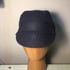 Wool tweed cycling cap - navy Image 3