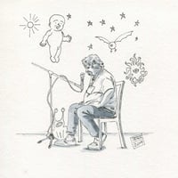 07. Enchanted - Daniel Johnston. Inktober 2019