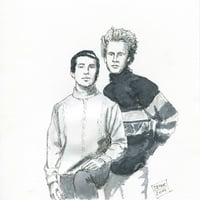 10. Patterns - Simon and Garfunkel. Inktober 2019