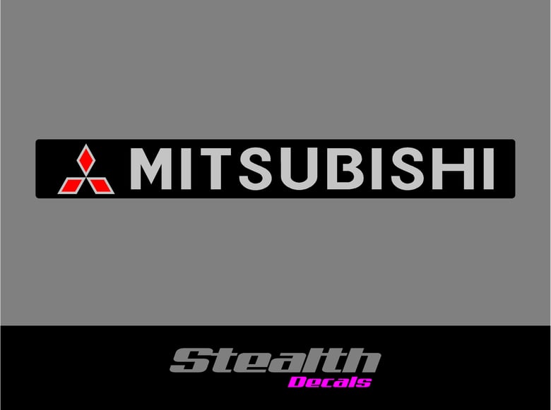 Image of Mitsubishi Shogun pajero Tailgate rear sticker/ decal Premium Quality