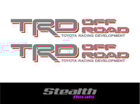 TRD OFF ROAD Side stickers/ decals x2 Premium Quality