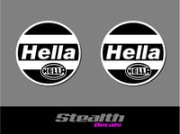 Mk2 Golf Hella spot light stickers/ decals x2 Premium Quality
