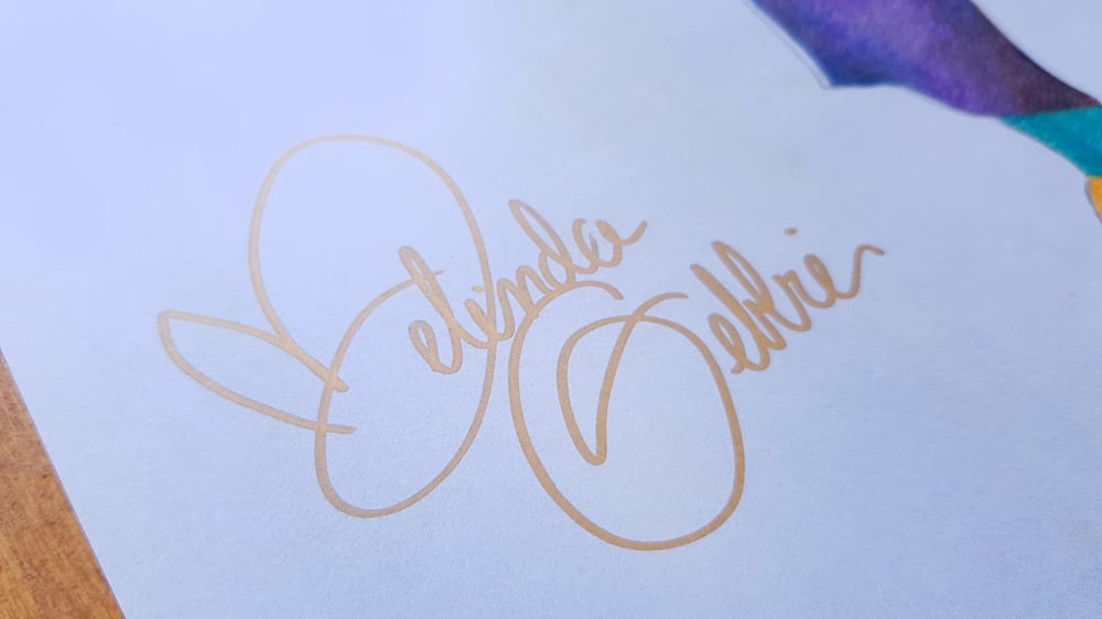Melinda Gebbie Mandrill Signed Print