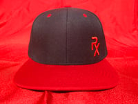 Image 1 of Flawless Rx SnapBack (blk/red)