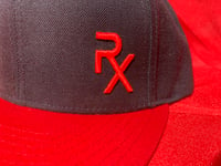 Image 2 of Flawless Rx SnapBack (blk/red)