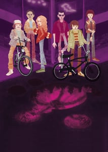 Image of Stranger Things A3 print