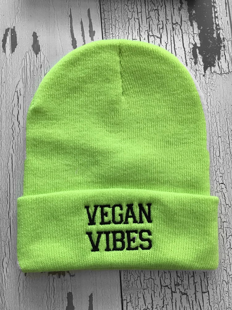 Image of Vegan vibes beanie