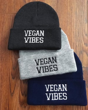 Image of Vegan vibes beanie