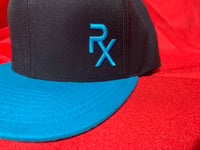 Image 2 of Flawless Rx SnapBack (Blk/Teal)