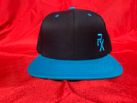 Image 1 of Flawless Rx SnapBack (Blk/Teal)