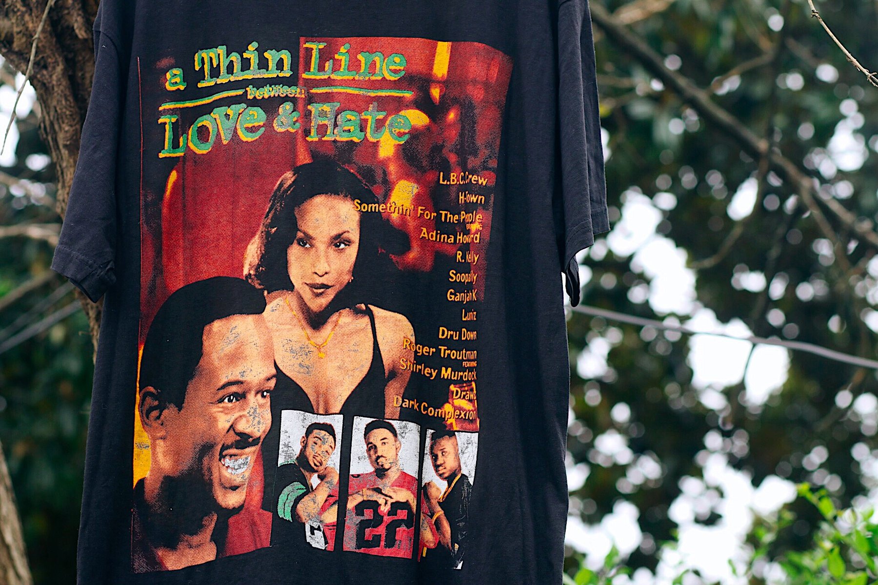 thin line between love and hate shirt