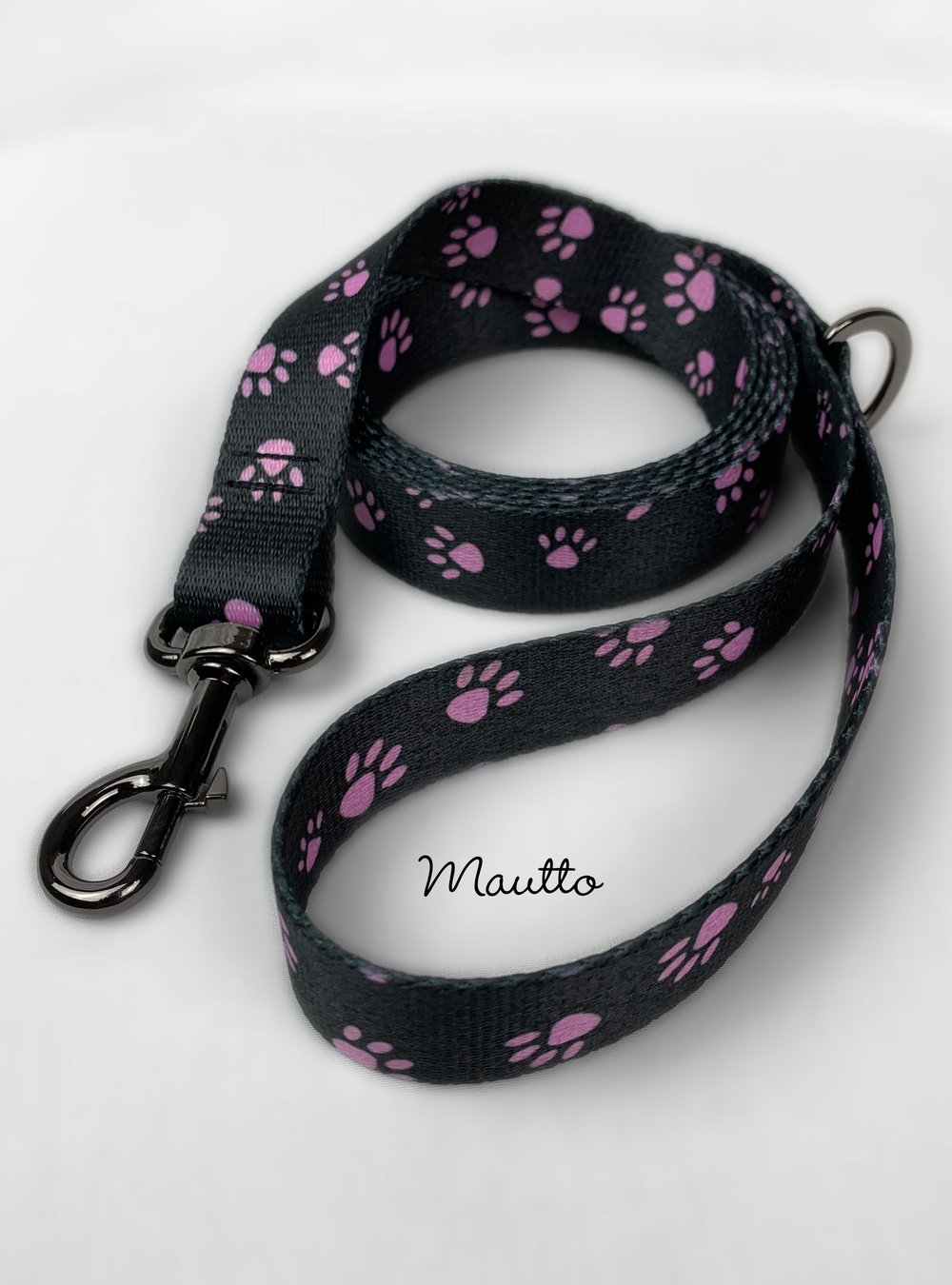 Image of Pink Paws Pet / Dog Leash for Medium to Large Size Animal - 4 Lengths (Short to Extra Long)
