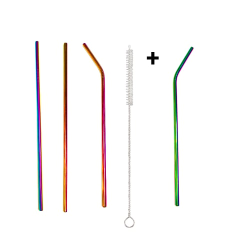 Image of THE HYDRA PACK™ BUNDLE 3 STRAWS 1 REUSABLE CLEANING BRUSH™ AND A BONUS METAL STRAW