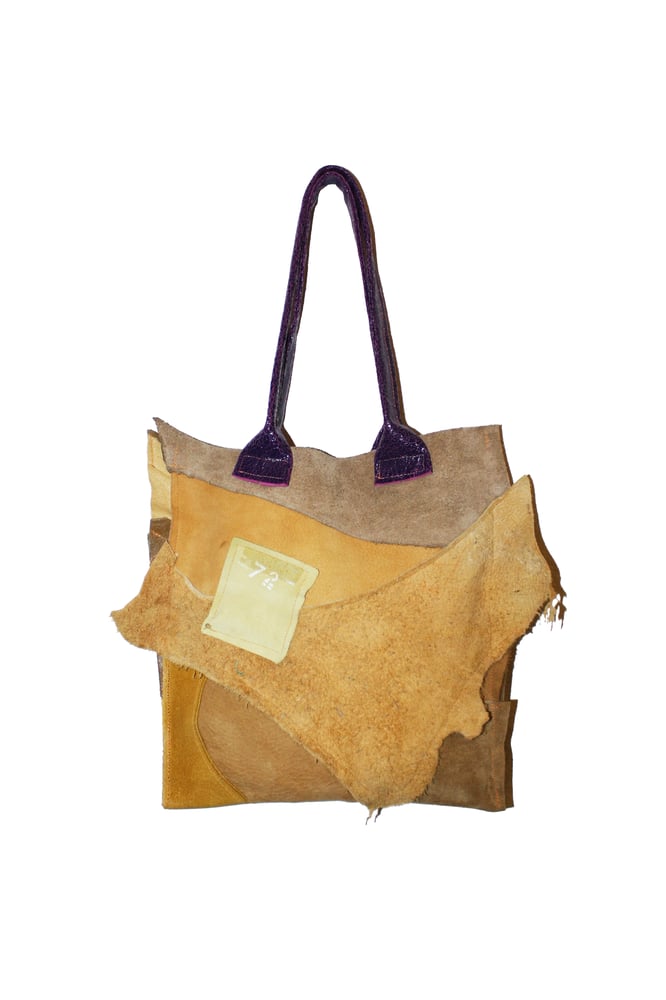 Image of Work Glove Yellow Tiny Tote Bag