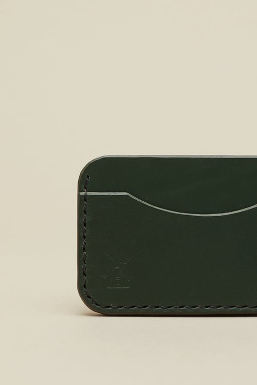 Image of Card Holder in Racing Green
