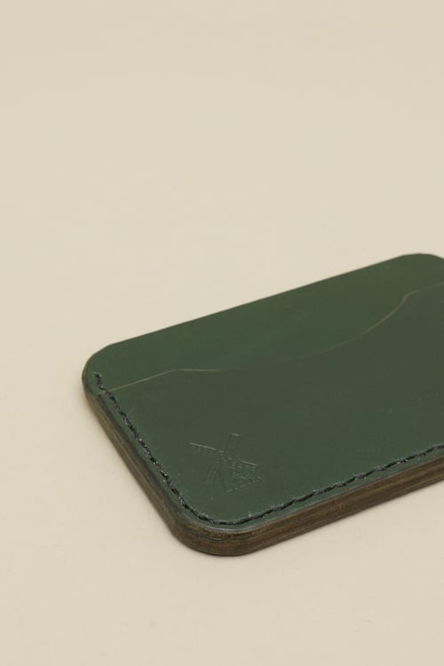 Image of Card Holder in Racing Green