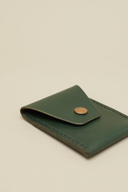 Image of Card Pouch in Racing Green