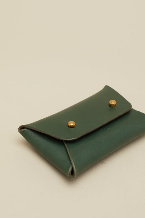 Image of Envelope Wallet in Racing Green