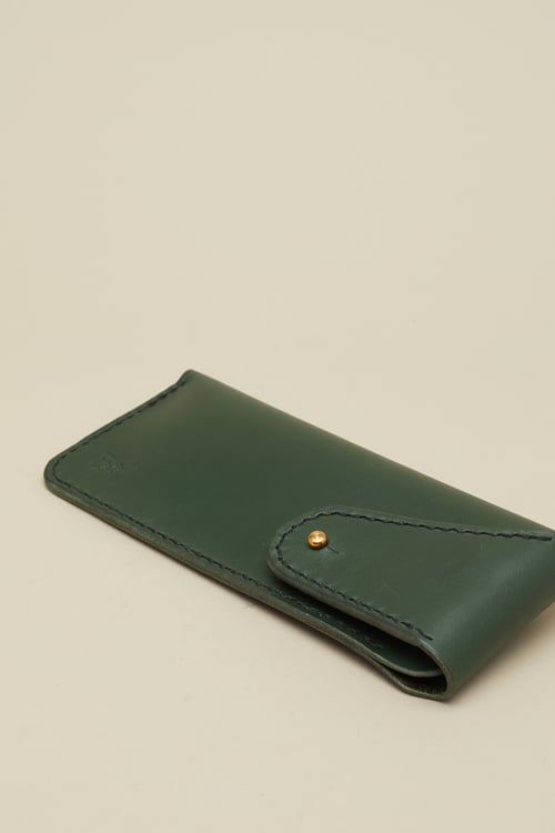 Image of Glasses Case in Racing Green