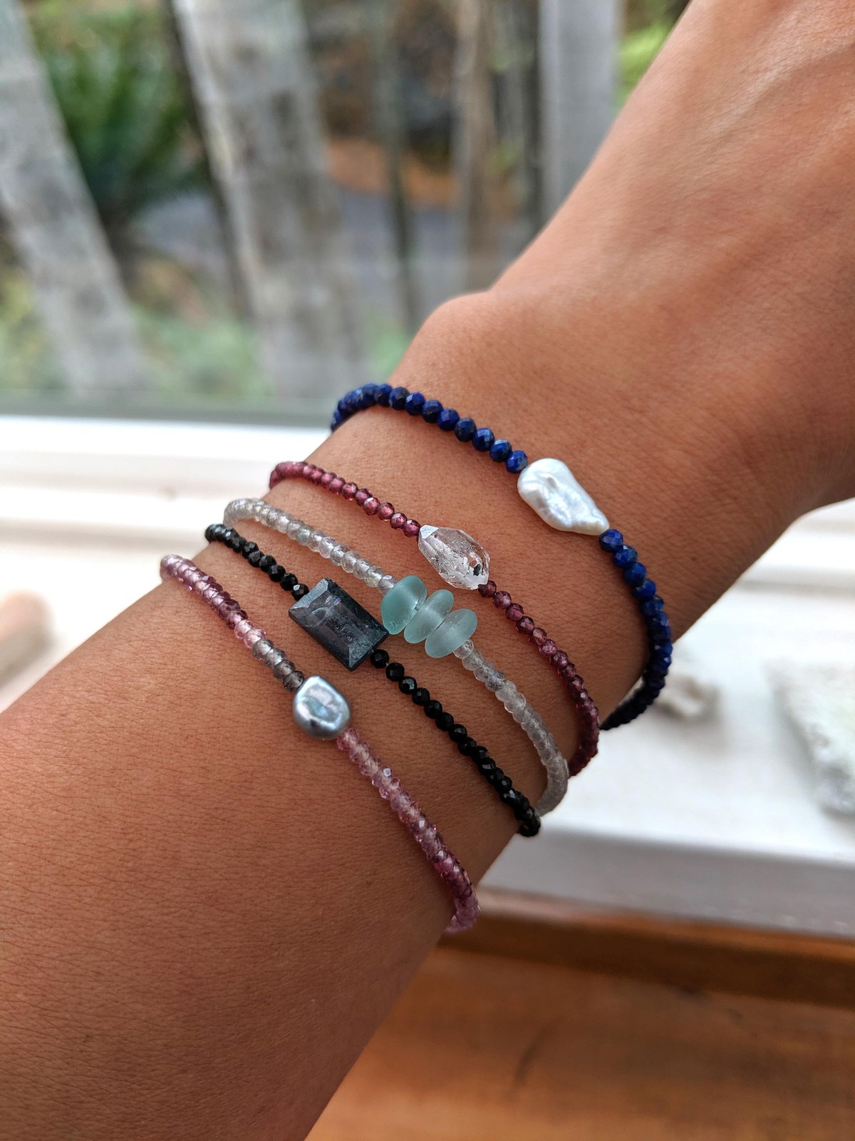 accessories mau ハーキマーダイアモンドバングル　他 accessories mau ハーキマー バングル アクセサリーマウ