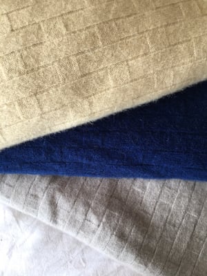 Image of Luxury Possum Flax Pattern Blanket 
