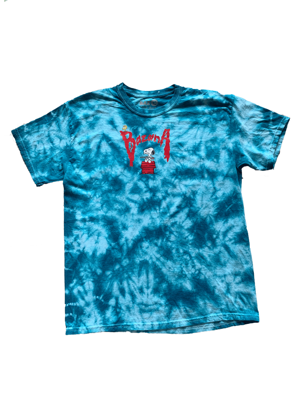 Image of Snoopy & Woodstock Tie Dye T