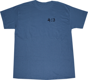 Image of SK8RATS 4:3 T-Shirt (Blue Grey)