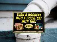 Image 1 of Turn A Hoodcat into a Housecat 2 Pin Set : Cat Man x @lillianjoan