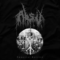 Image 2 of ABSU - IMMORTAL SORCERY II (GREY & WHITE PRINT) LONG SLEEVE
