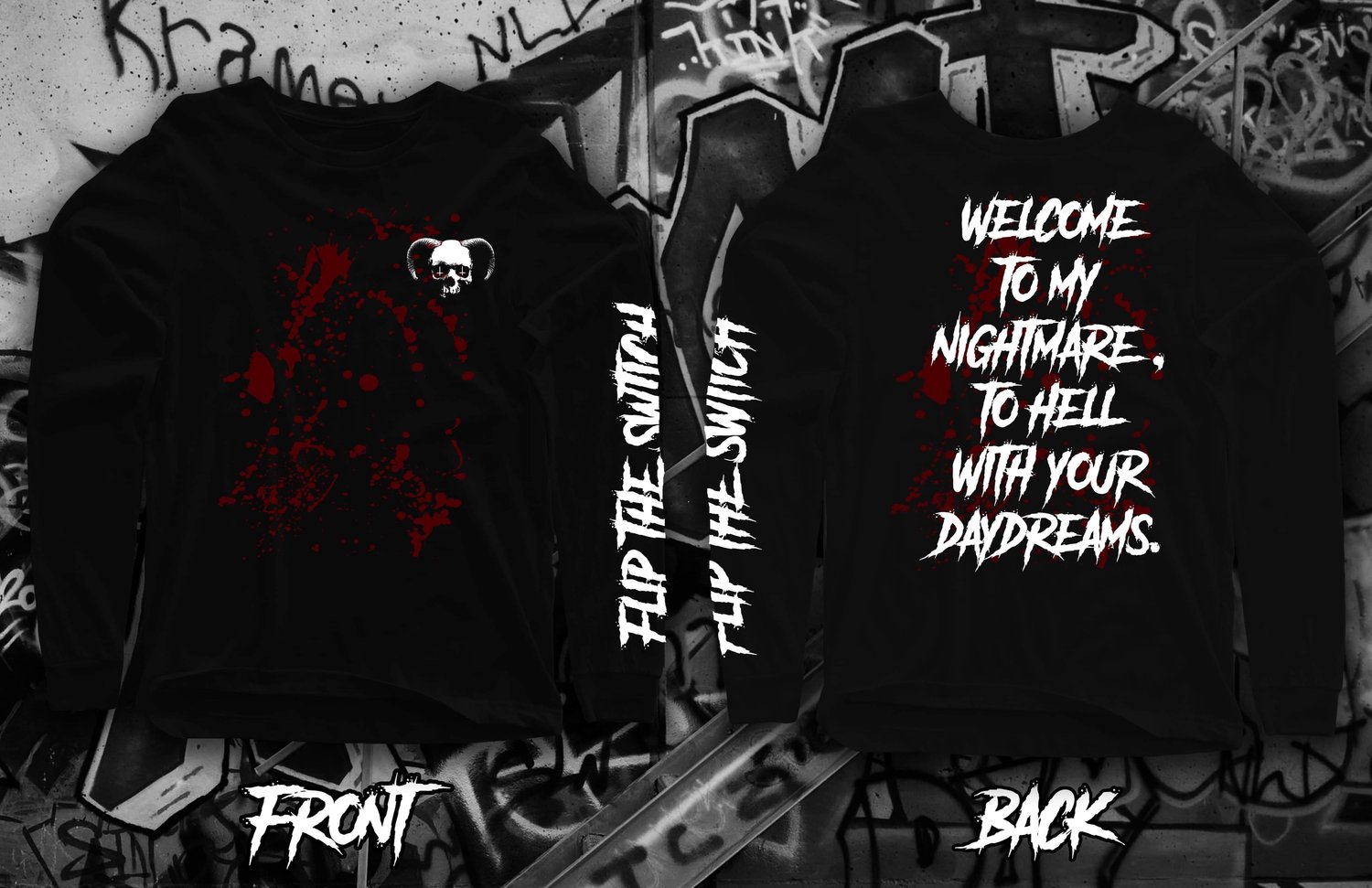 Image of LIMITED EDITION DAMIEN LONGSLEEVE (BLACK)