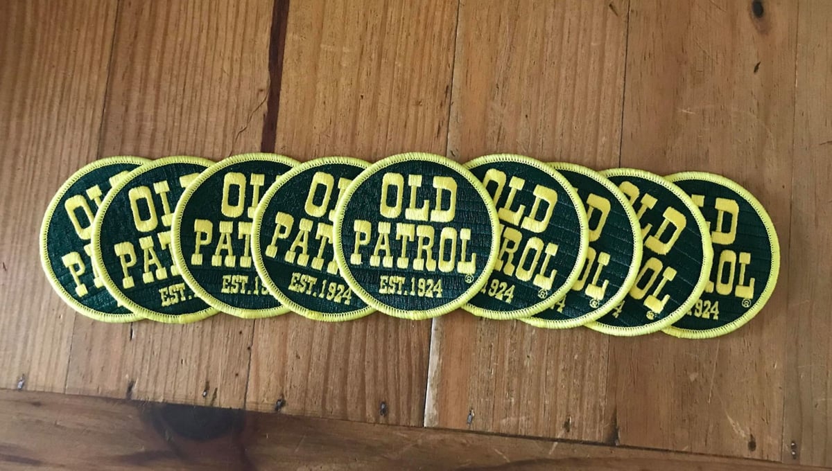 Image of OLD PATROL PATCH - OFFICIAL (PRICE INCLUDES SHIPPING)