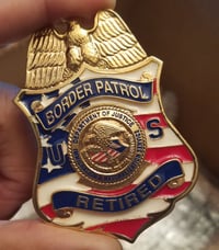 Image 1 of INS/DOJ COLLECTIBLE RETIREMENT BADGE