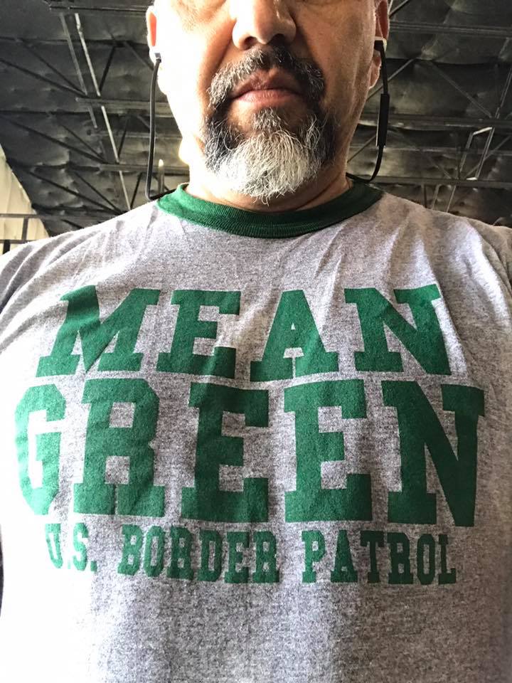 Image of VINTAGE MEAN GREEN ACADEMY TEE