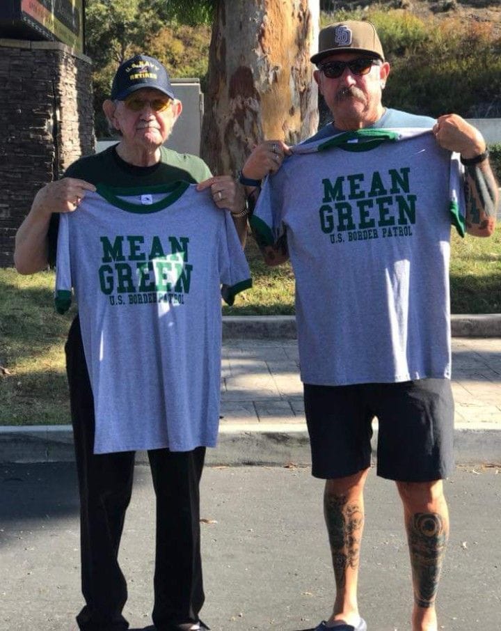 Image of VINTAGE MEAN GREEN ACADEMY TEE