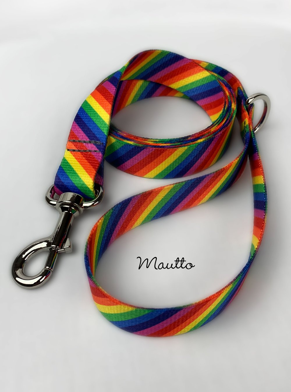 Image of Rainbow Dog Leash for Medium to Large Size Animal/Pet - LGBTQ Pride - 4 Lengths, Short to Extra Long