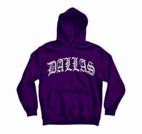 DALLAS RHINESTONE HOODIE (PURPLE)