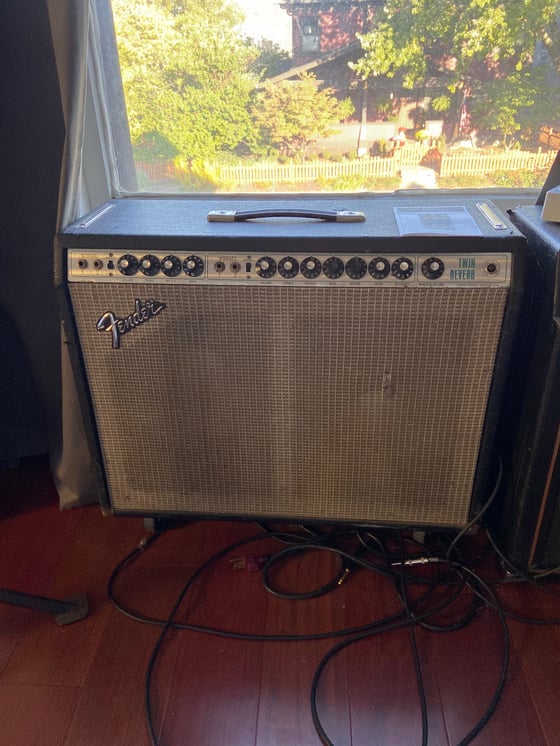 Image of fender twin reverb (Margot stage amp)