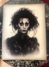 ‘EDWARD SCISSORHANDS’ - Ultra Premium Fine Art Sticker