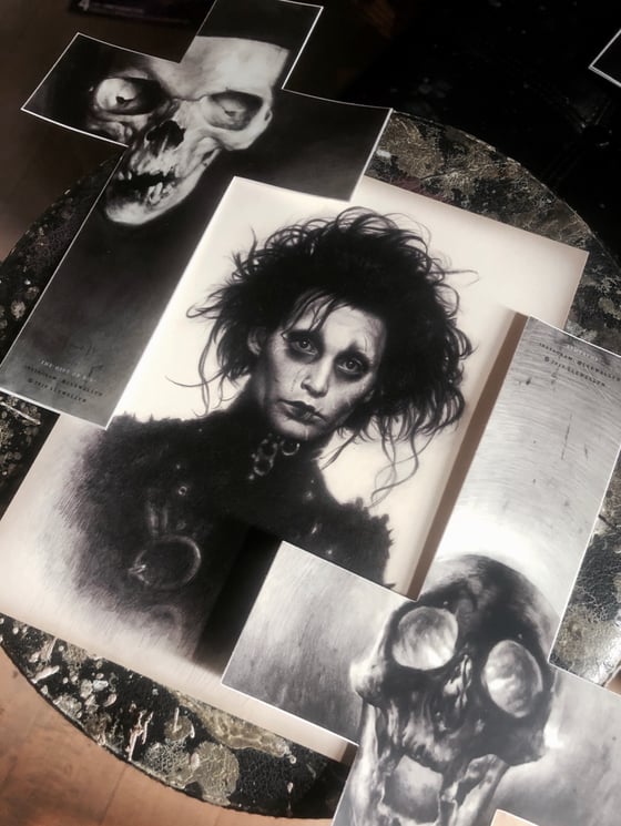 Image of [ Set I ] - The Gift of Sin | Edward Scissorhands | Sympathy Ultra Premium Fine Art Stickers