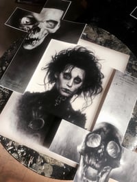[ Set I ] - The Gift of Sin | Edward Scissorhands | Sympathy Ultra Premium Fine Art Stickers