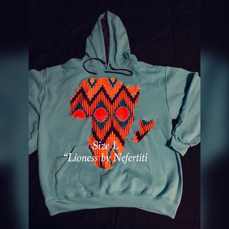 Unisex Ankara Hoodie