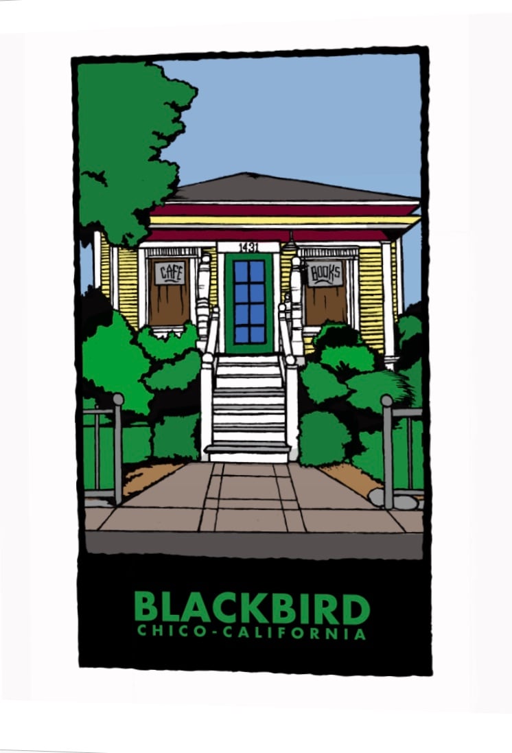 Image of BLACKBIRD Chico Legends Print