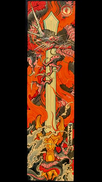 Print of “Fudo’s sword” 