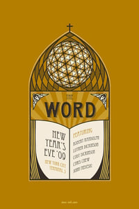 Image of The Word - New Year's Eve '09 (Brown)