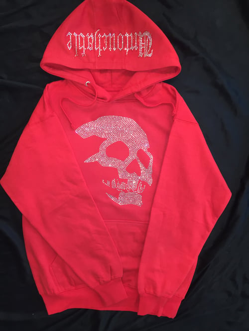 Image of Untouchable Lifestyle Skullgang Hoodie (Red)