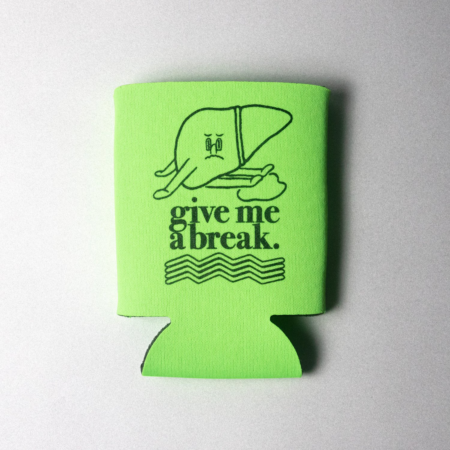 Image of WRKS Pastime "TIRED" Koozie